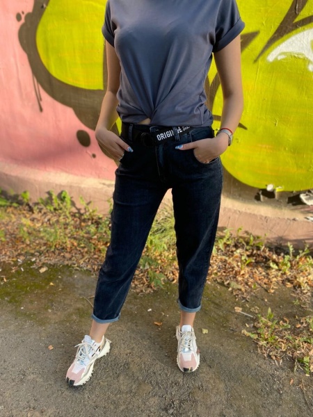 Джинсы баллоны (темн.синие)