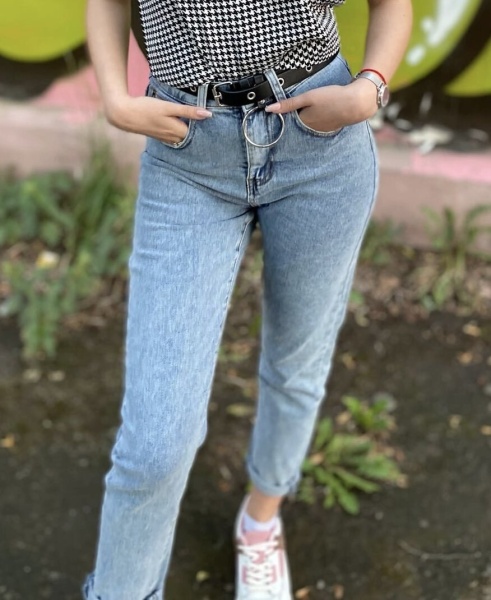 Джинсы MoM (голубые)