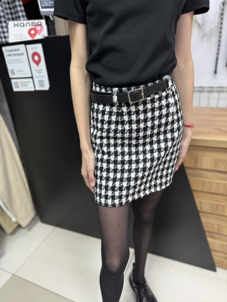 Юбка твидовая