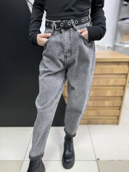 Джинсы баллоны (серые)