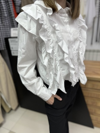 Рубашка хлопковая (валаны)